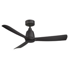 Fanimation Fans Kute 44 Black Ceiling Fan Without Light
