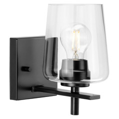Progress Lighting Calais Matte Black Sconce