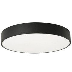 Afx Lighting Bailey Black LED Flushmount Light