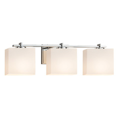 Justice Design Group Era Polished Chrome Bathroom Light