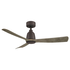 Fanimation Fans Kute 44 Matte Greige Ceiling Fan Without Light