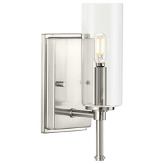 Progress Lighting Elara Brushed Nickel Sconce