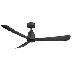 Fanimation Fans Kute 52 Black Ceiling Fan Without Light