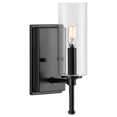 Progress Lighting Elara Matte Black Sconce