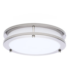 Nuvo Lighting Glamour Brushed Nickel LED Flushmount Light