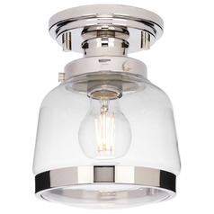 Progress Lighting Judson Polished Nickel Semi-Flushmount Light