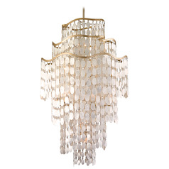 Corbett Lighting Dolce Champagne Leaf Chandelier