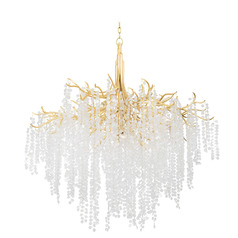 Corbett Lighting Genoa Gold Leaf LED Chandelier