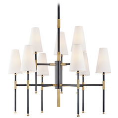 Hudson Valley Lighting Bowery Aged Brass & Aged Old Bronze Chandelier