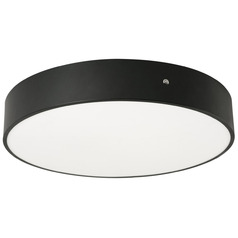 Afx Lighting Bailey Black LED Flushmount Light
