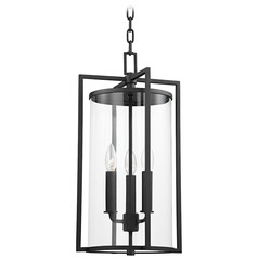 Troy Lighting Percy Textured Black Outdoor Hanging Light