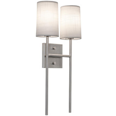Afx Lighting Rose Satin Nickel Sconce