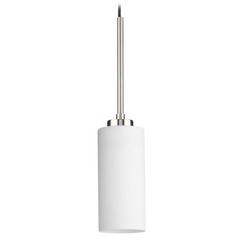 Progress Lighting Atwell 1-Light Brushed Nickel Mini Pendant