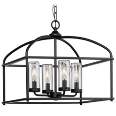 Progress Lighting 1-Light Matte Black Outdoor Pocket Lantern