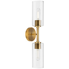 Progress Lighting Atwell 1-Light Vintage Brass Outdoor Wall Light
