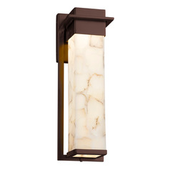 Justice Design Group Pacific Dark Bronze LED Outdoor Wall Light