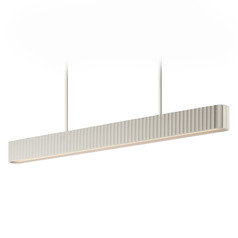 Et2 Delphi Chaulk White LED Island Light with Rectangle Shade