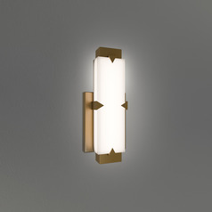 Modern Forms Carlisle Aged Brass LED Sconce