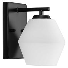 Progress Lighting Safford 1-Light Matte Black Wall Sconce