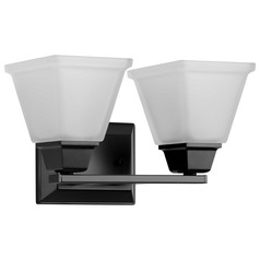 Progress Lighting Clifton Heights Matte Black Bathroom Light
