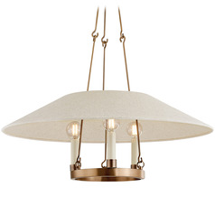 Troy Lighting Lauren Liess Archive Patina Brass LED Chandelier