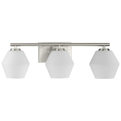 Progress Lighting Safford 3-Light Brushed Nickel Vanity Light