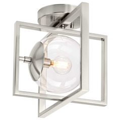 Progress Lighting Atwell Brushed Nickel Semi-Flushmount Light