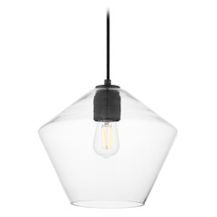 Maxim Lighting Geode Black Pendant Light with Bowl / Dome Shade
