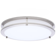 Nuvo Lighting Glamour Brushed Nickel LED Flushmount Light