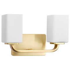Progress Lighting Cowan Satin Brass Bathroom Light