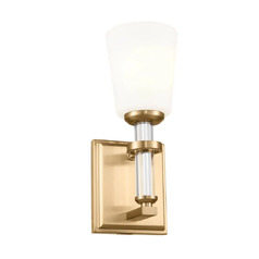 Rosalind Wall Sconce in Brushed Natural Brass by Kichler Lighting