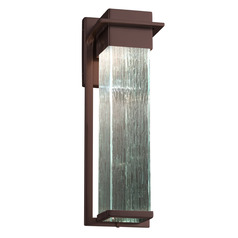Justice Design Group Pacific Dark Bronze LED Outdoor Wall Light