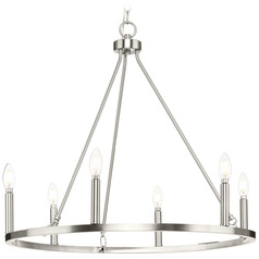 Progress Lighting Cowan 3-Light Brushed Nickel Chandelier