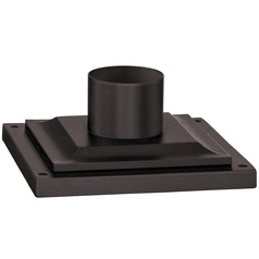 Troy Lighting Exterior Accessory Textured Bronze Pier Mount