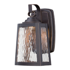 Minka Lavery Talera Oil Rubbed Bronze & Gold Highlights LED Outdoor Wall Light