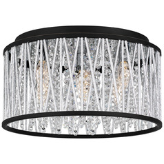 Quoizel Lighting Celeste Matte Black Flushmount Light