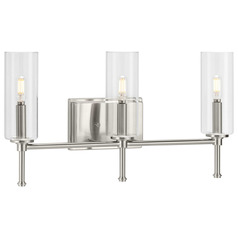 Progress Lighting Elara Brushed Nickel Bathroom Light