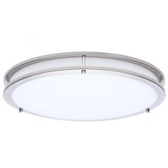 Nuvo Lighting Glamour Brushed Nickel LED Flushmount Light