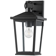 Troy Lighting Soren Textured Black Outdoor Wall Light
