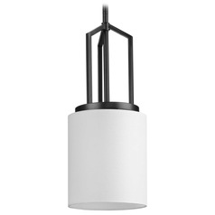 Progress Lighting Bowman 1-Light Matte Black Pendant Light