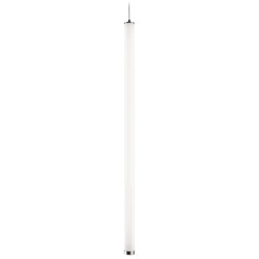 Afx Lighting Caden Satin Nickel LED Mini-Pendant Light with Cylindrical Shade