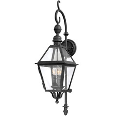 Troy Lighting Townsend Textured Black Outdoor Wall Light