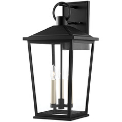 Troy Lighting Soren Textured Black Outdoor Wall Light