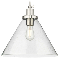 Progress Lighting Hinton 1-Light Brushed Nickel Pendant