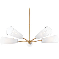 Troy Lighting Camarillo Patina Brass LED Chandelier