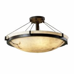 Justice Designs 35-inch LED Wall Sconce Dark Bronze Finish