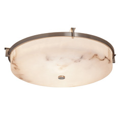 Justice Design Group Era Brushed Nickel LED Flushmount Light