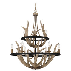 Quoizel Lighting Journey Earth Black Chandelier