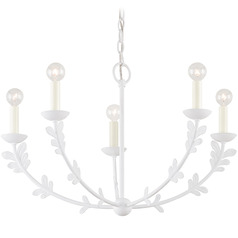Troy Lighting Florian Gesso White LED Chandelier
