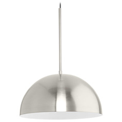 Progress Lighting Markor 1-Light Brushed Nickel Mini Pendant